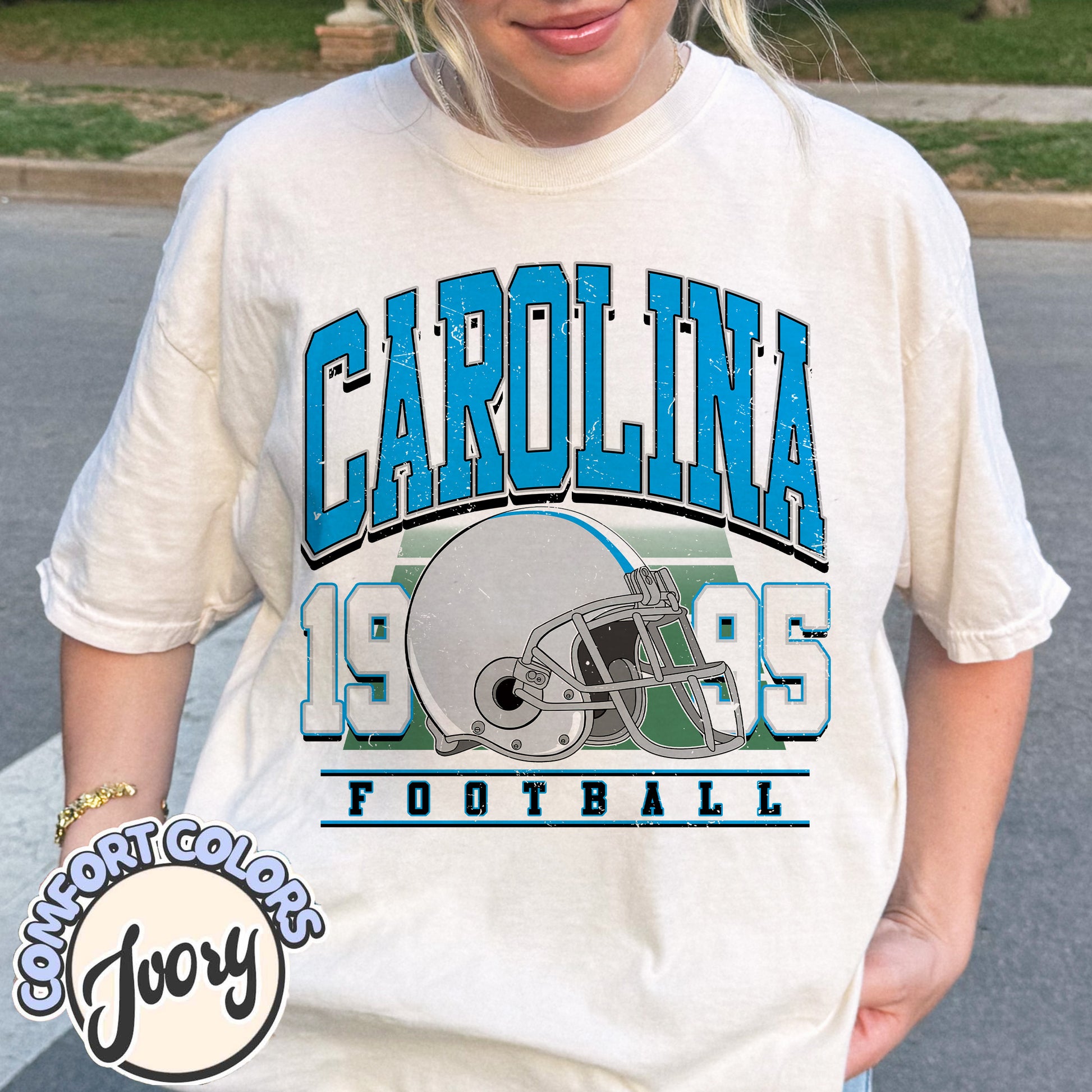 Unisex Carolina football vintage t-shirt for men and women