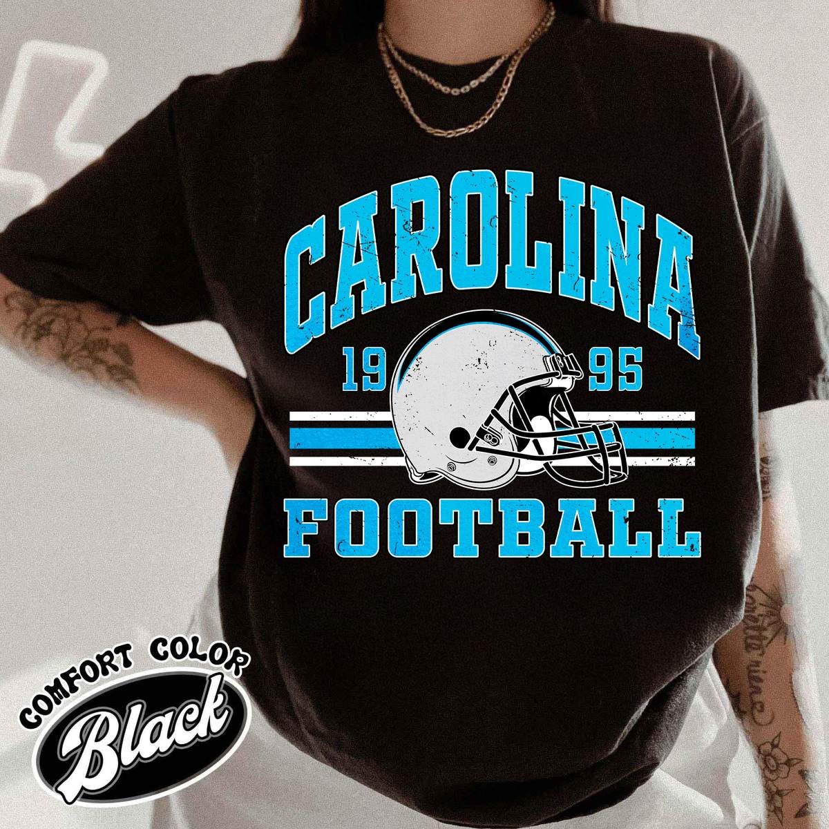 Unisex Carolina football vintage t-shirt for men and women
