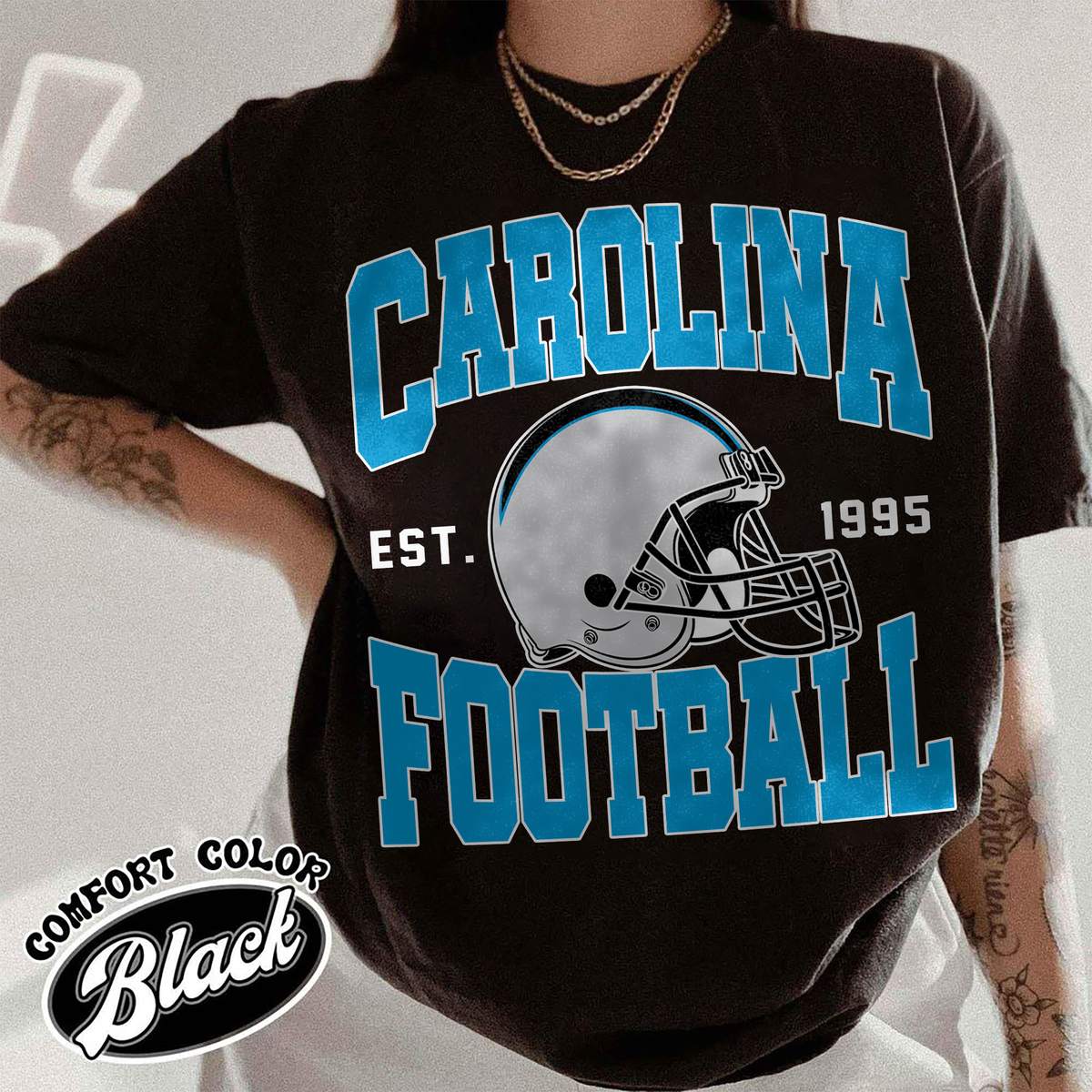 Unisex Carolina football vintage t-shirt for men and women