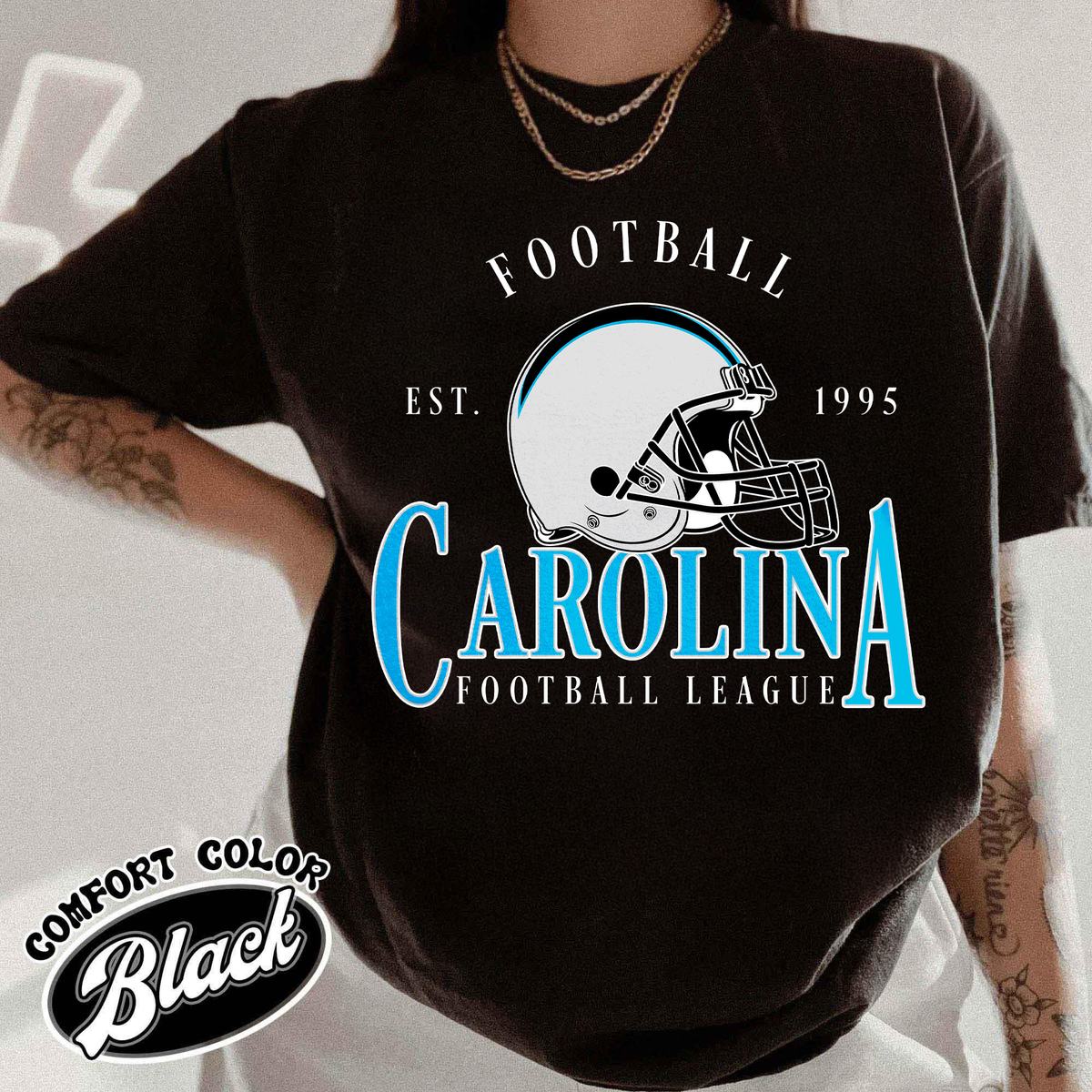 Unisex Carolina football vintage t-shirt for men and women