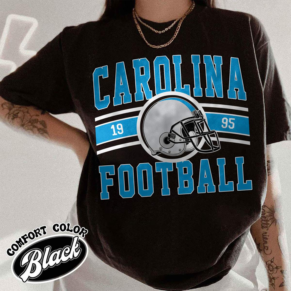 Unisex Carolina football vintage t-shirt for men and women