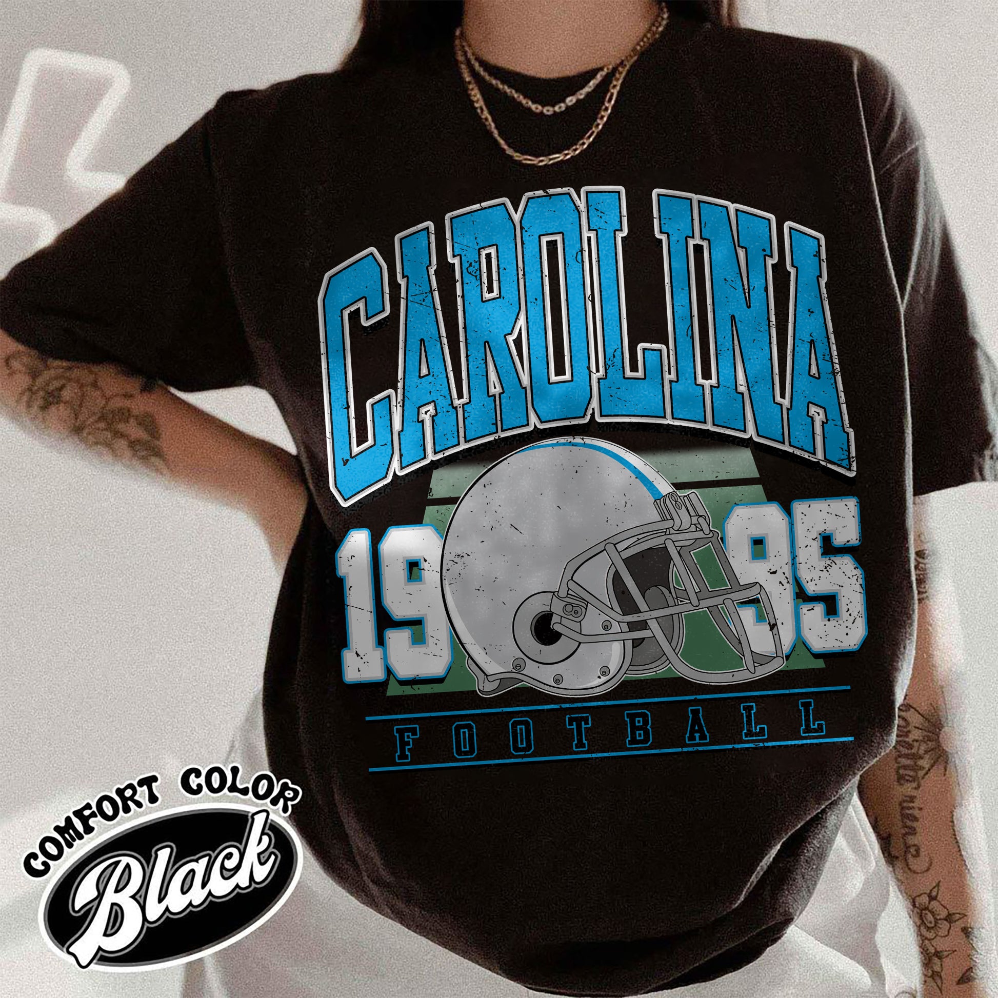 Unisex Carolina football vintage t-shirt for men and women