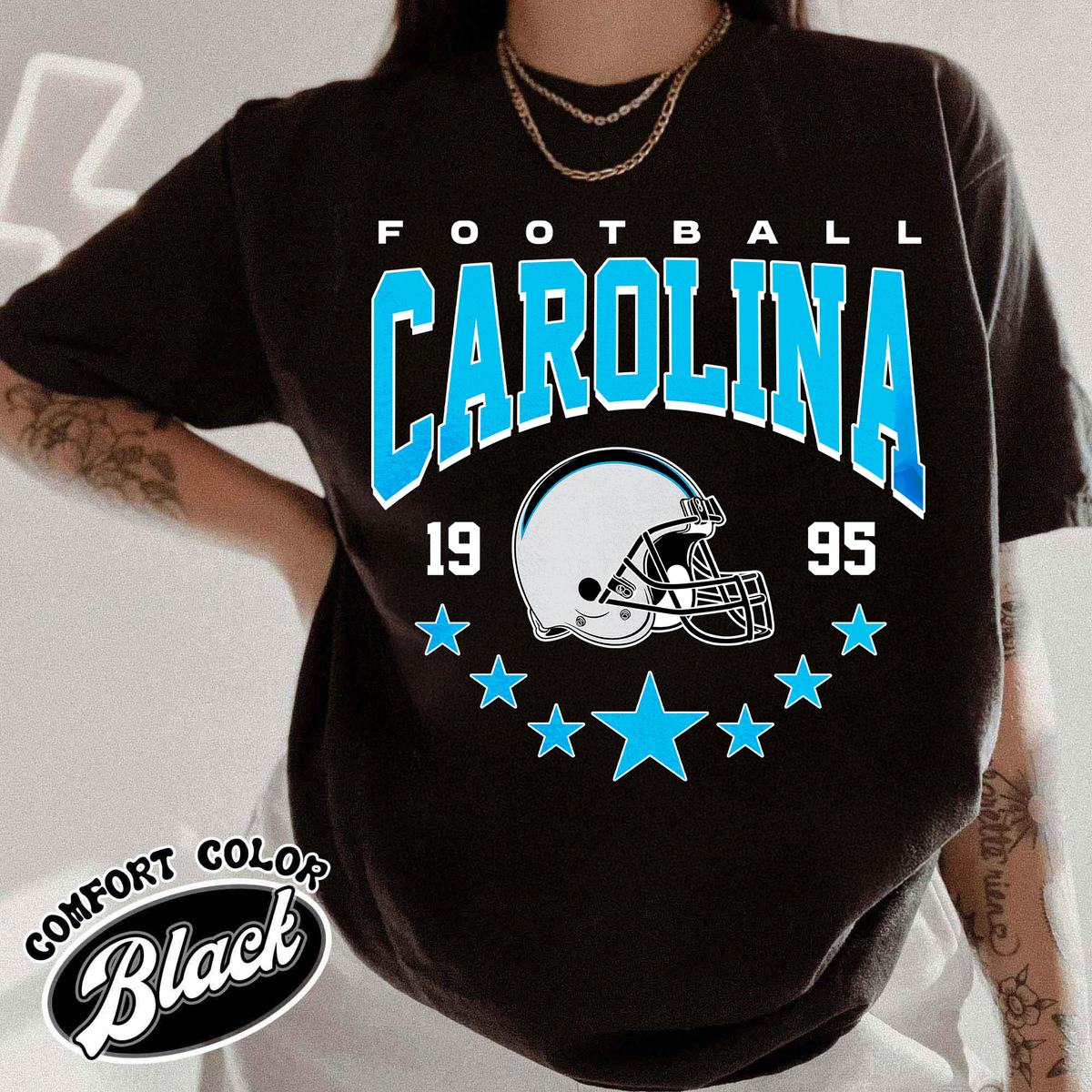 Unisex Carolina football vintage t-shirt for men and women