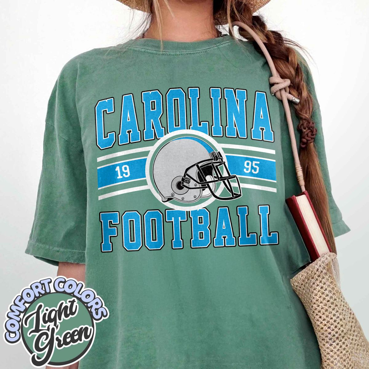 Unisex Carolina football vintage t-shirt for men and women