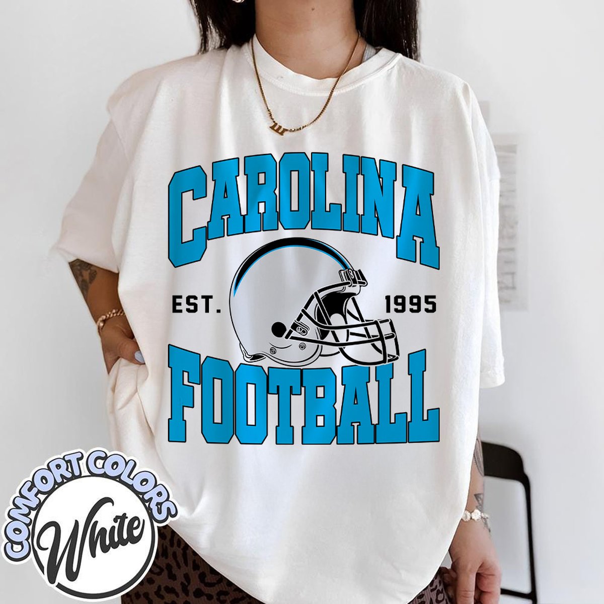 Unisex Carolina football vintage t-shirt for men and women