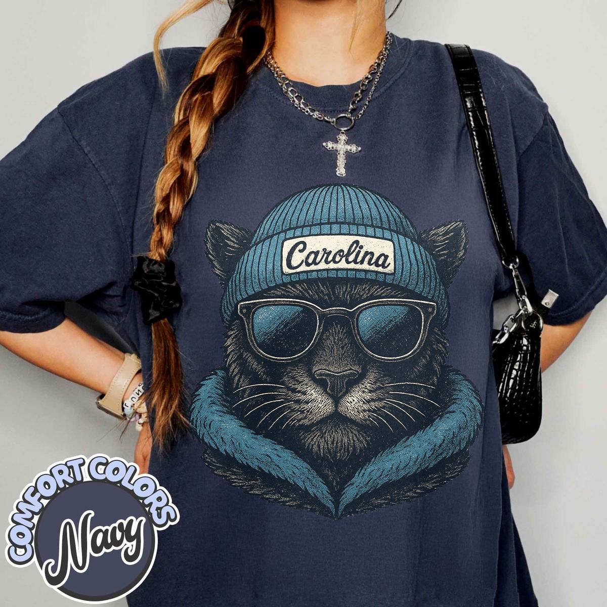 Unisex Carolina football vintage t-shirt for men and women