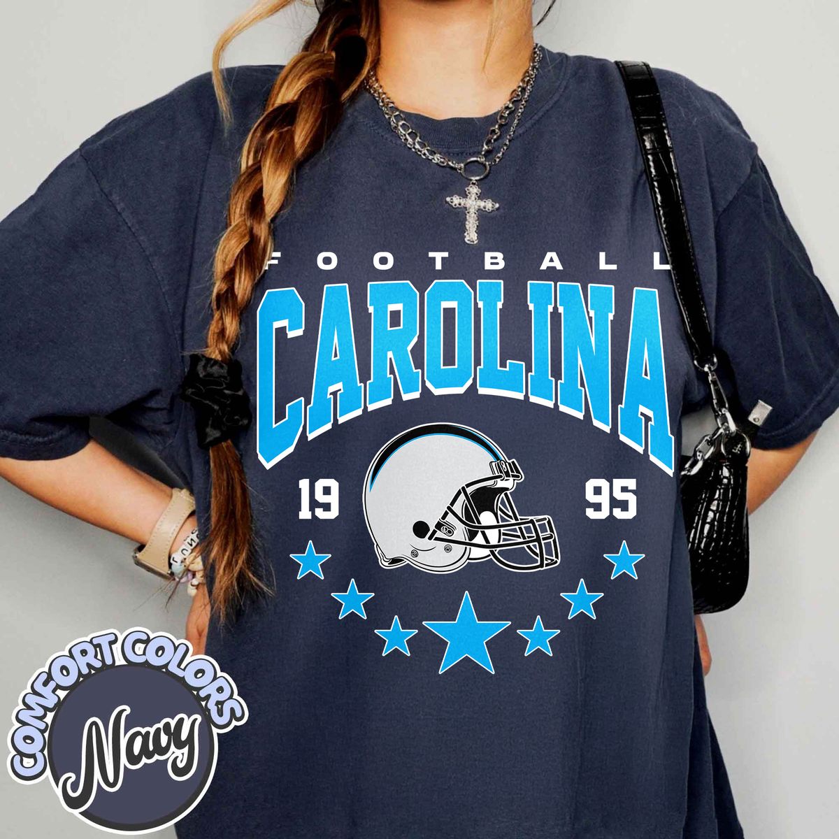 Unisex Carolina football vintage t-shirt for men and women