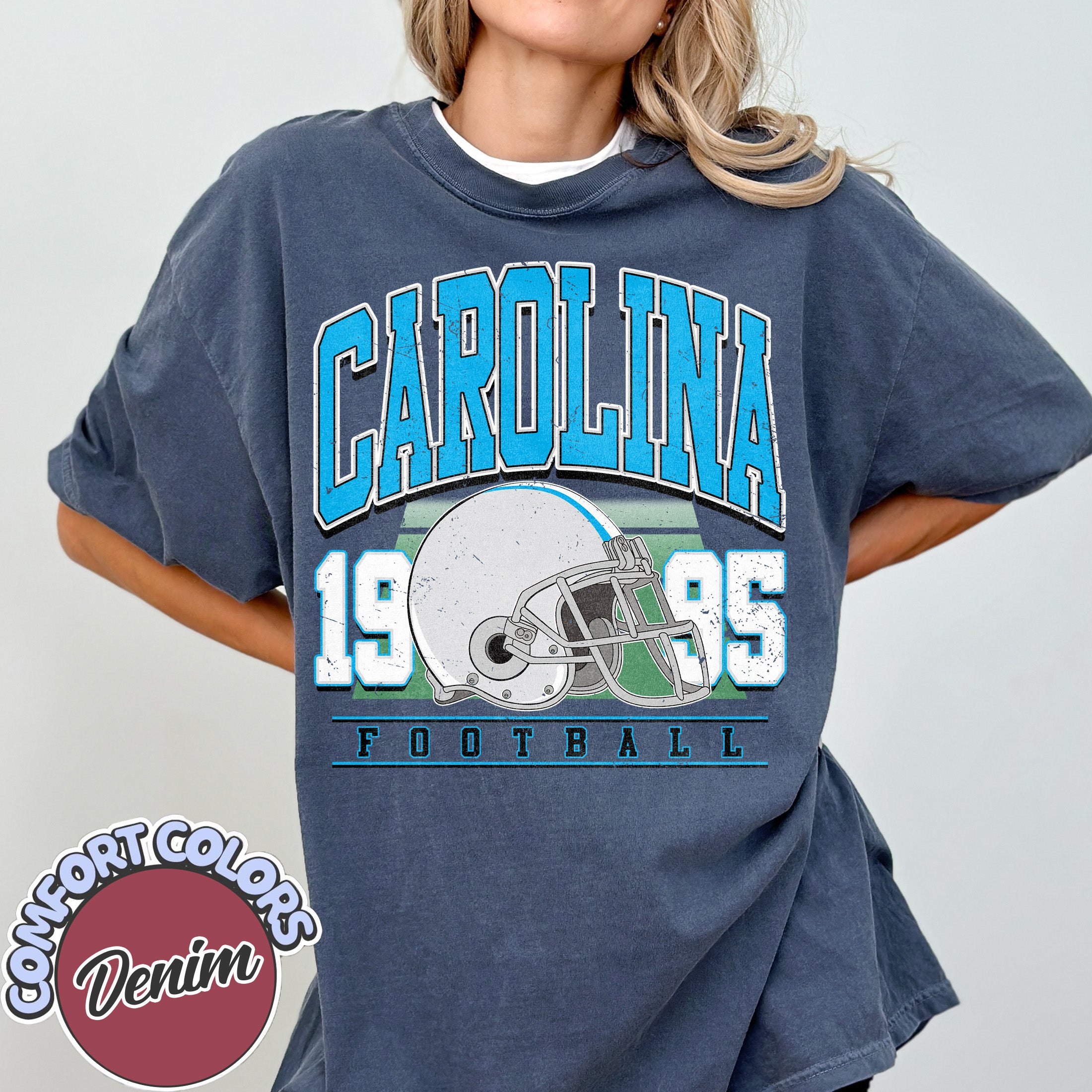 Unisex Carolina football vintage t-shirt for men and women