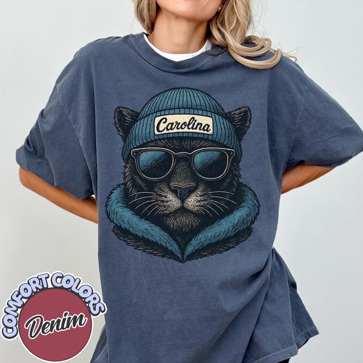 Unisex Carolina football vintage t-shirt for men and women
