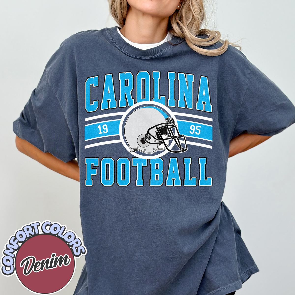 Unisex Carolina football vintage t-shirt for men and women