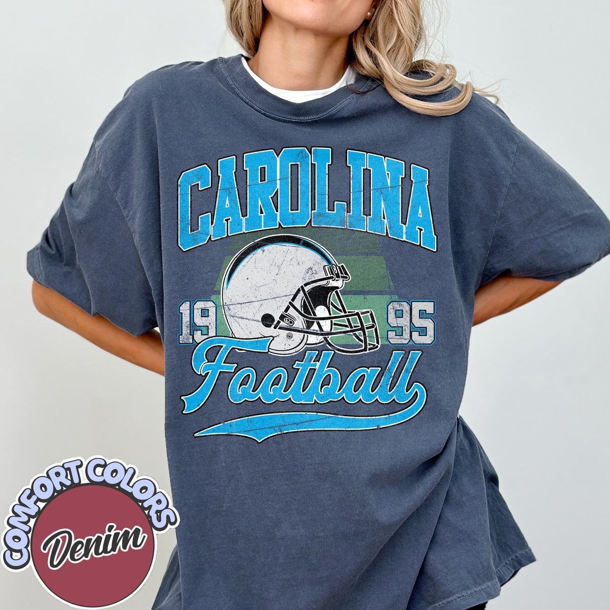 Unisex Carolina football vintage t-shirt for men and women