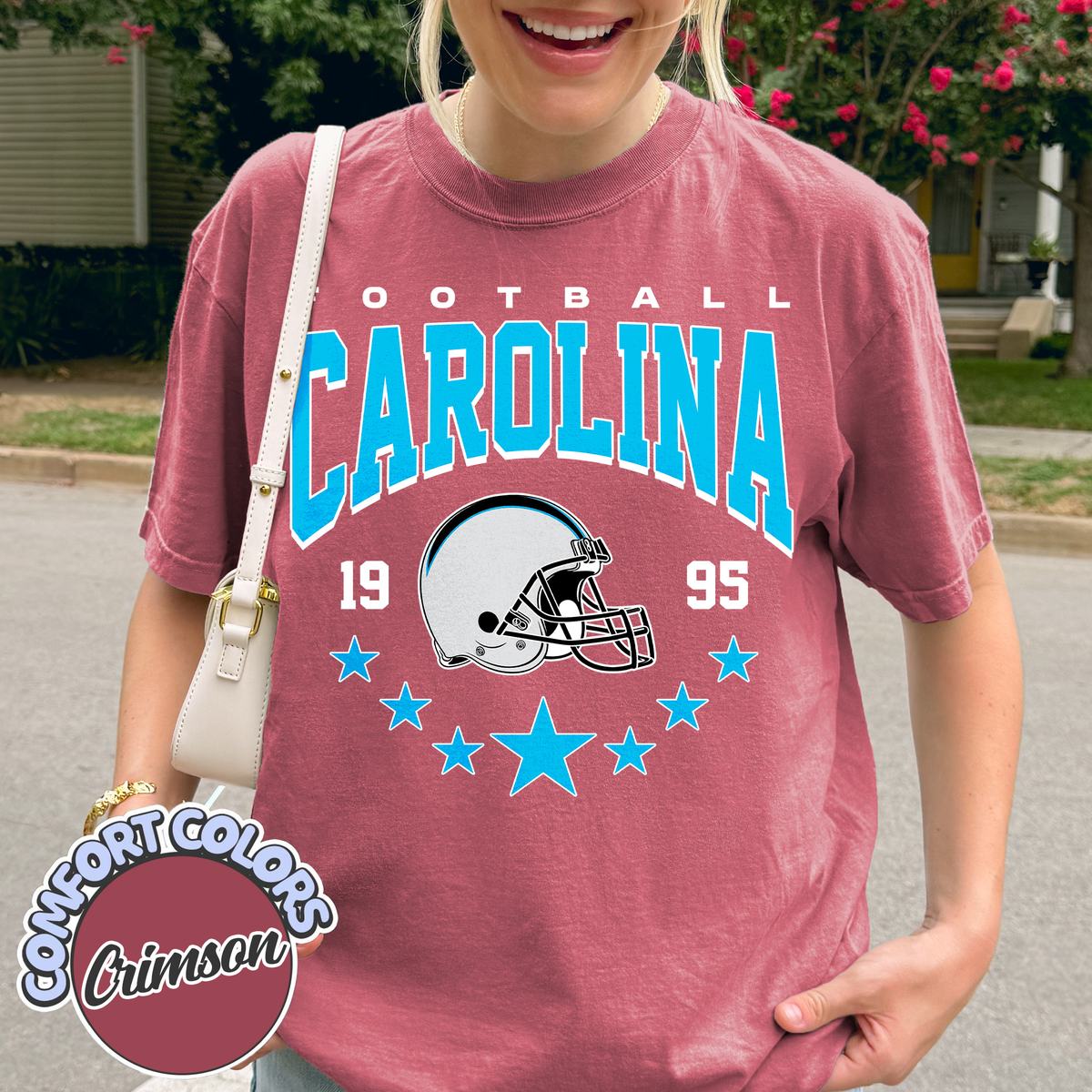 Unisex Carolina football vintage t-shirt for men and women