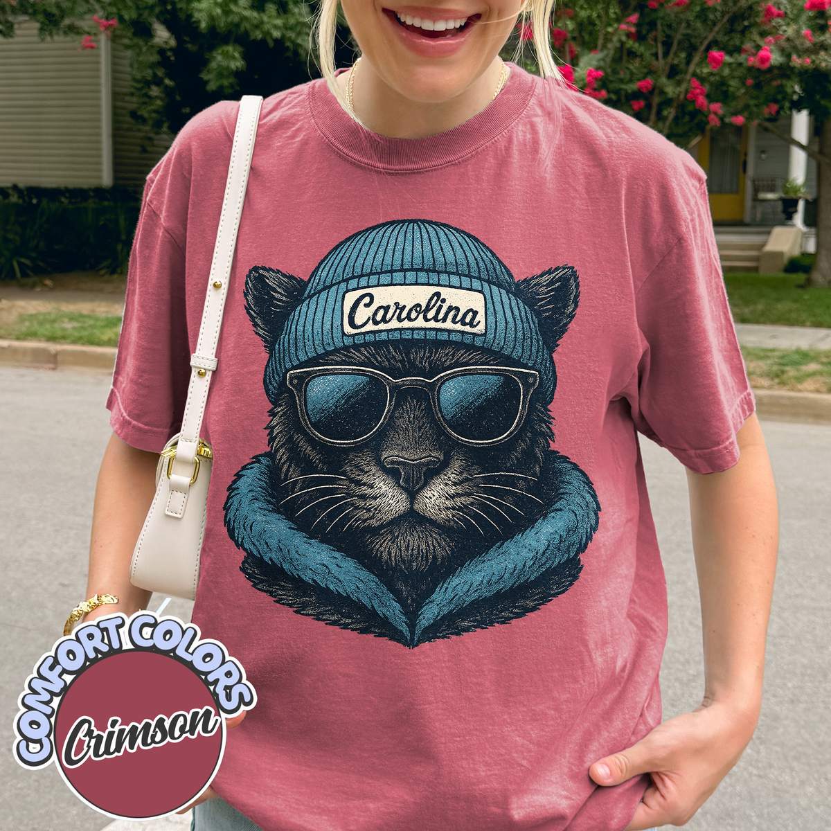 Unisex Carolina football vintage t-shirt for men and women