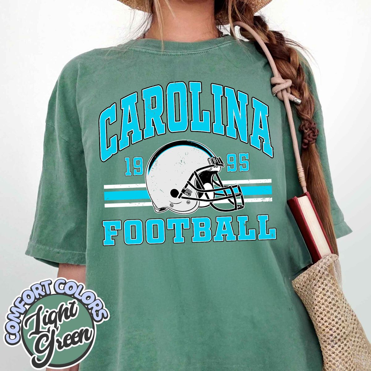 Unisex Carolina football vintage t-shirt for men and women