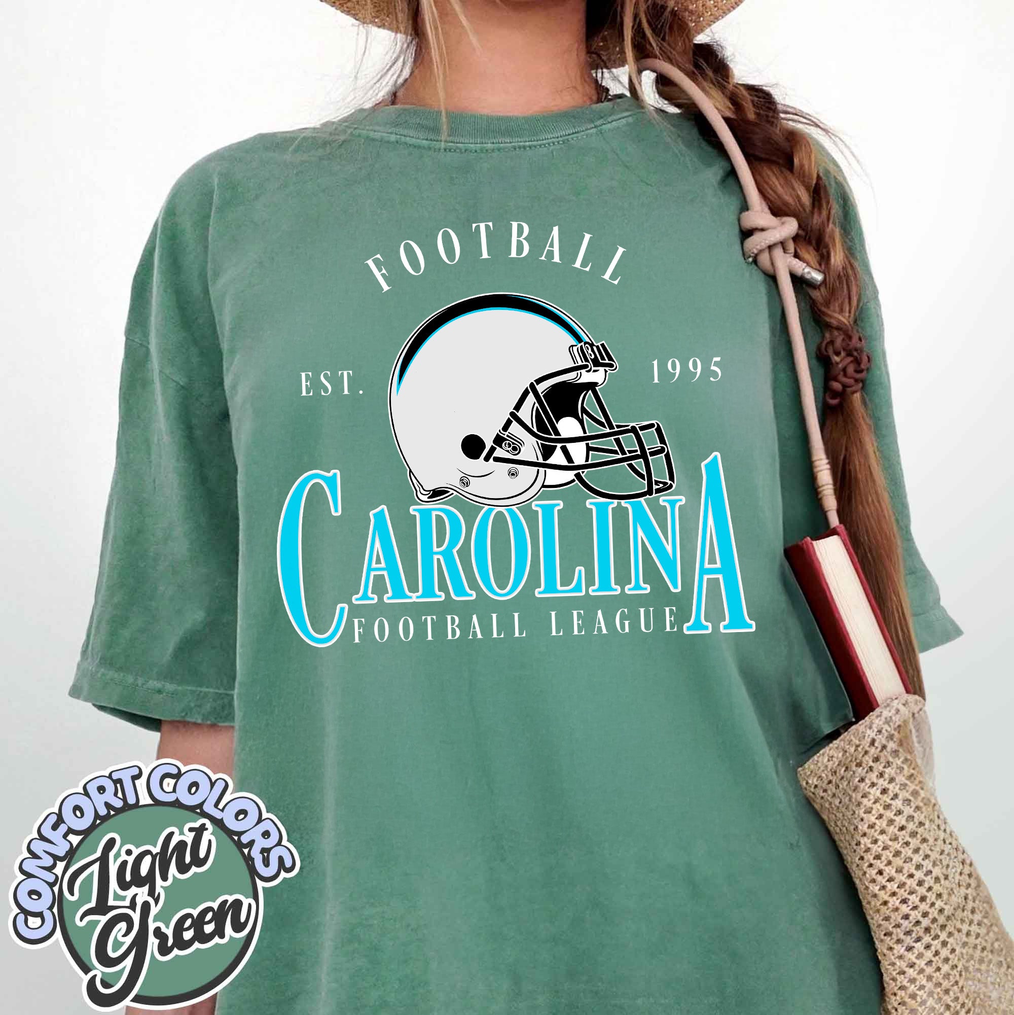 Unisex Carolina football vintage t-shirt for men and women