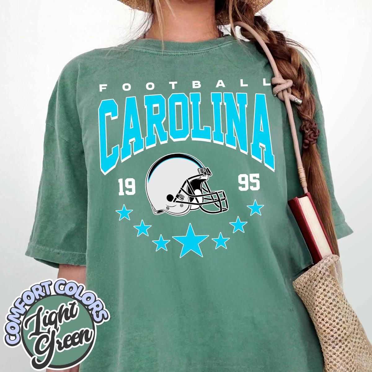 Unisex Carolina football vintage t-shirt for men and women
