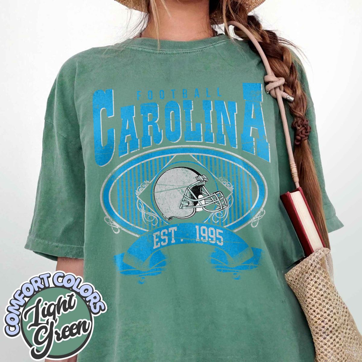 Unisex Carolina football vintage t-shirt for men and women