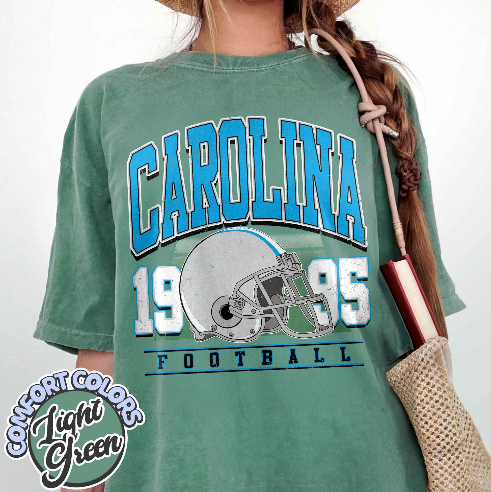 Unisex Carolina football vintage t-shirt for men and women