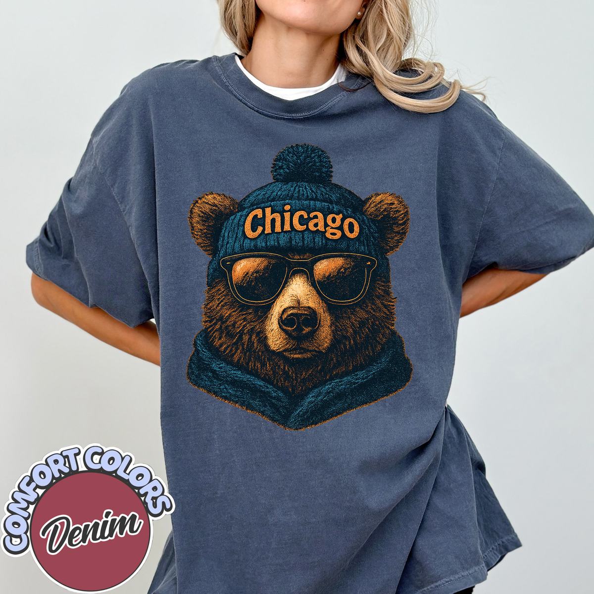 Unisex Chicago football vintage t-shirt for men and women