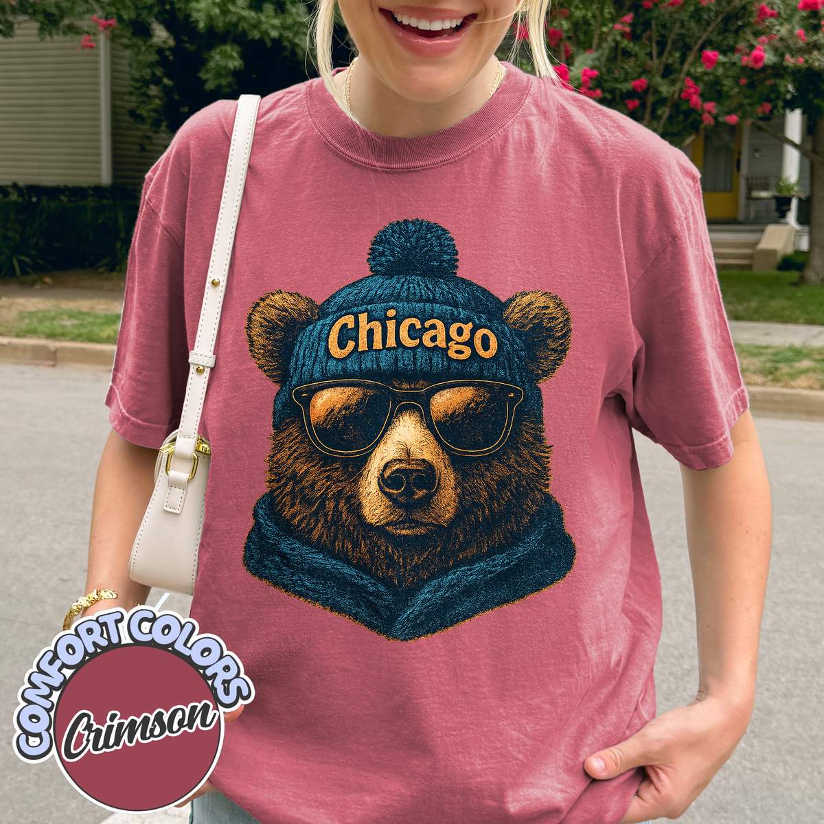 Unisex Chicago football vintage t-shirt for men and women