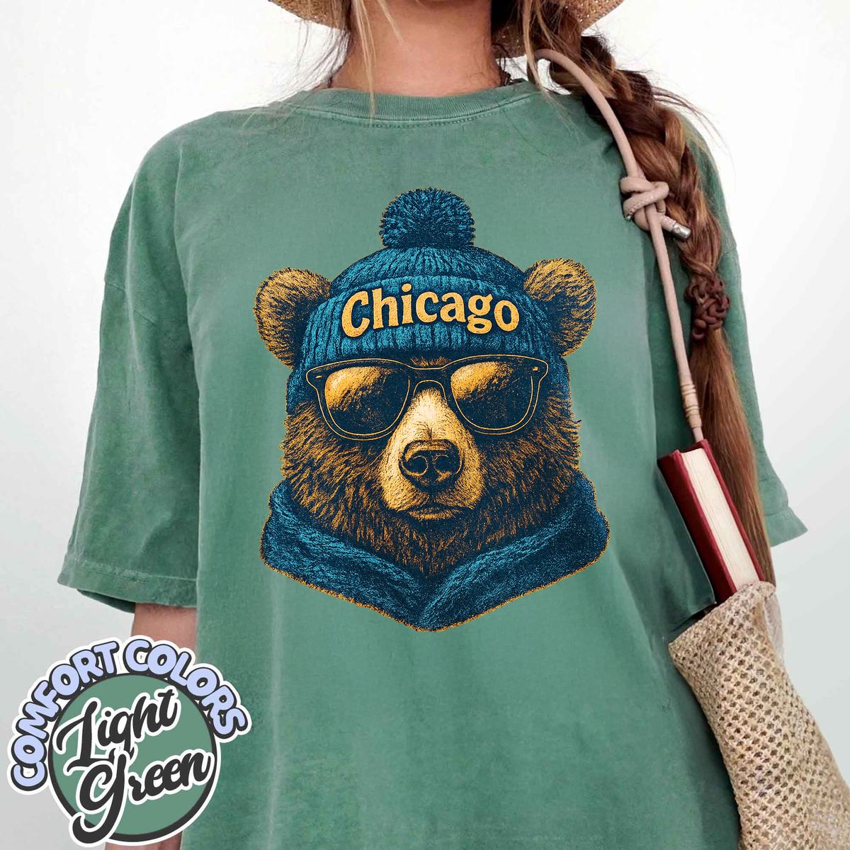 Unisex Chicago football vintage t-shirt for men and women