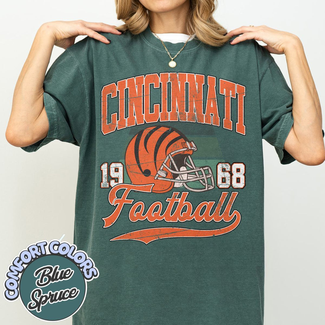 Unisex Cincinnati football vintage t-shirt for men and women