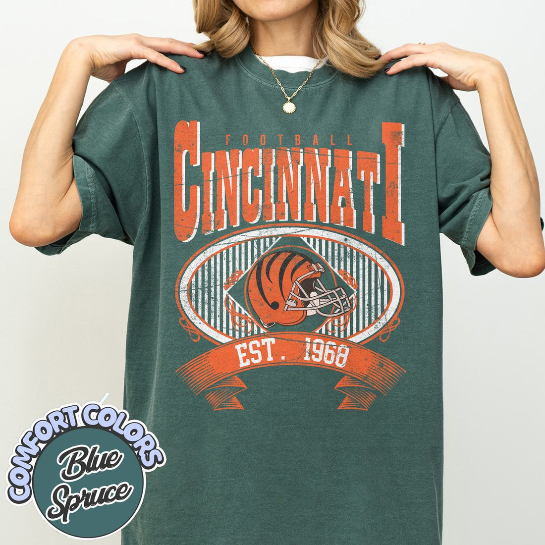 Unisex Cincinnati football vintage t-shirt for men and women