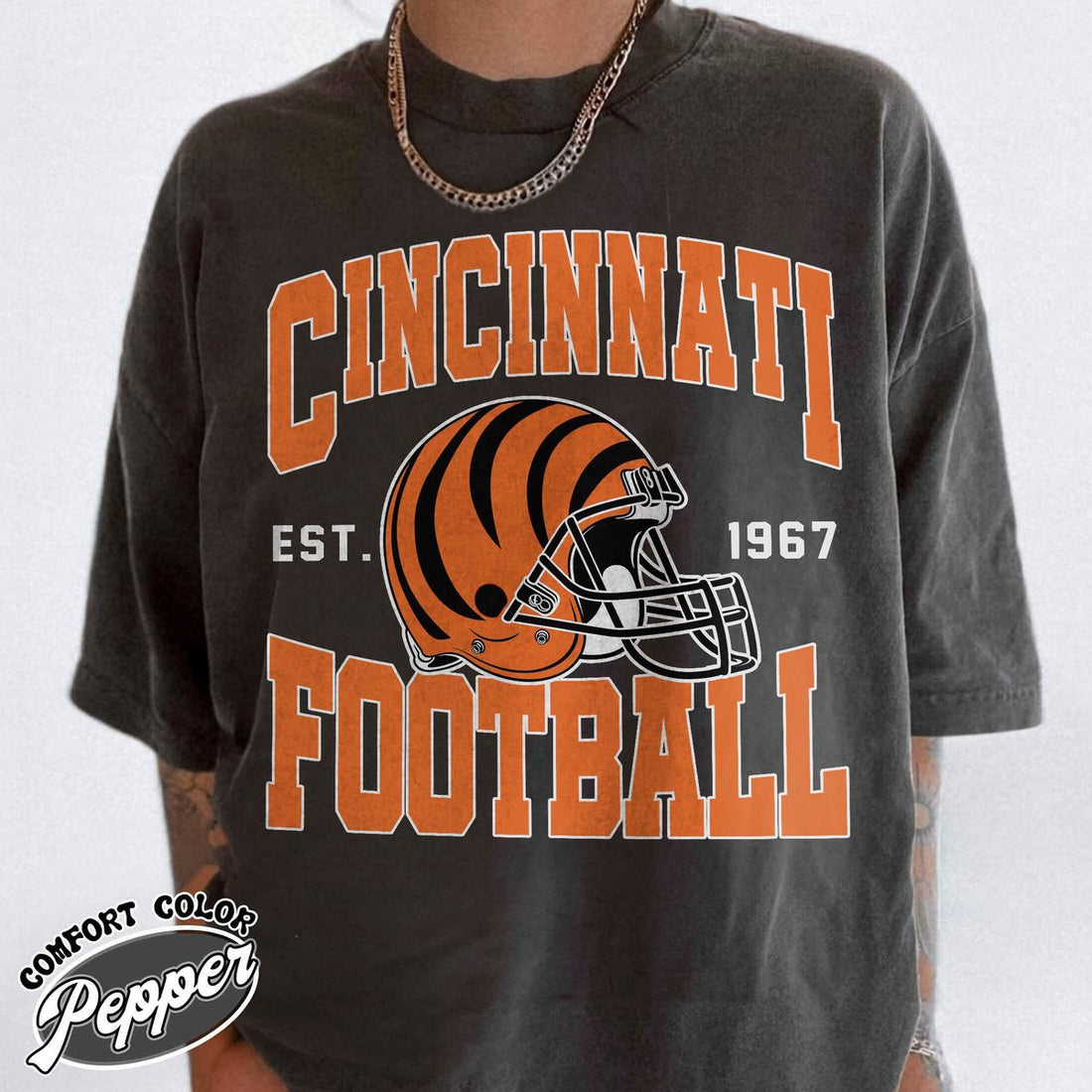 Unisex Cincinnati football vintage t-shirt for men and women