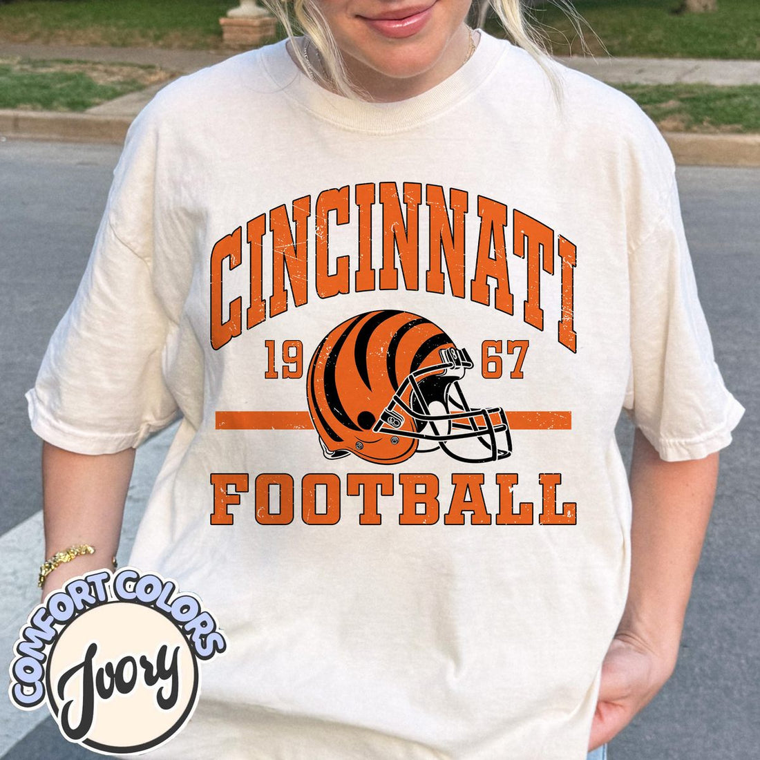 Unisex Cincinnati football vintage t-shirt for men and women
