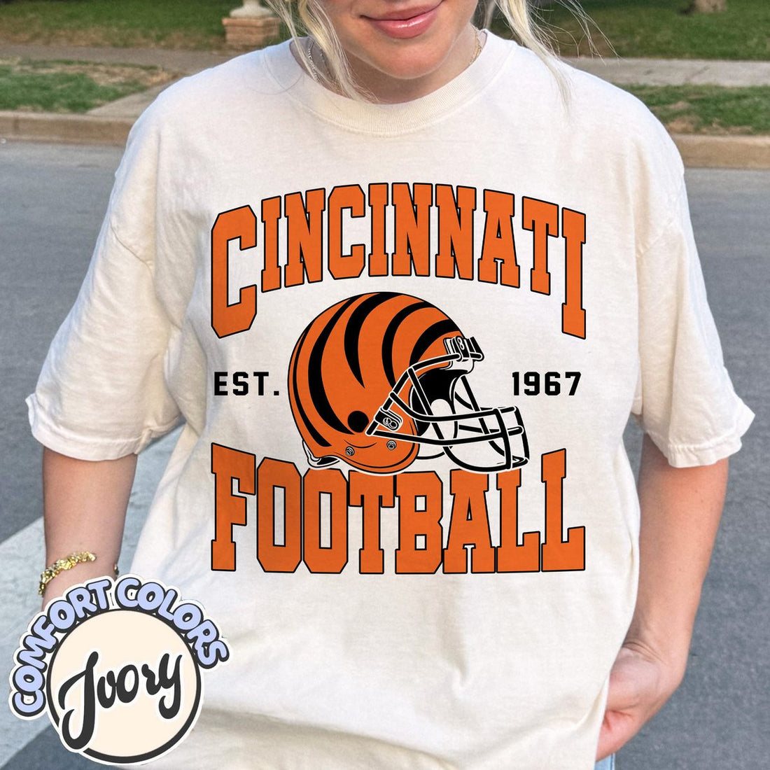 Unisex Cincinnati football vintage t-shirt for men and women