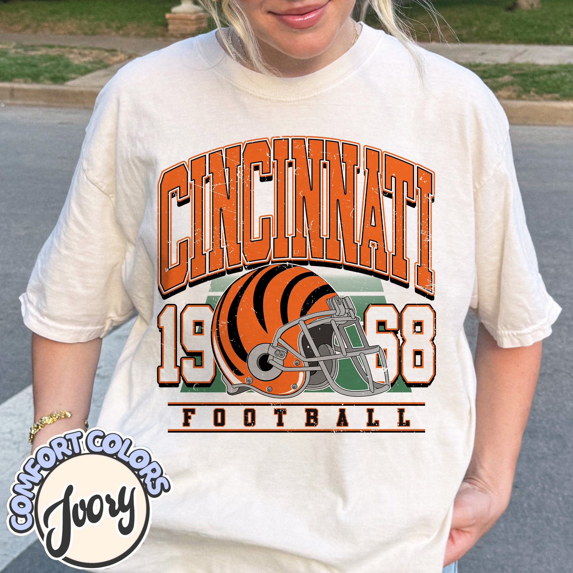 Unisex Cincinnati football vintage t-shirt for men and women