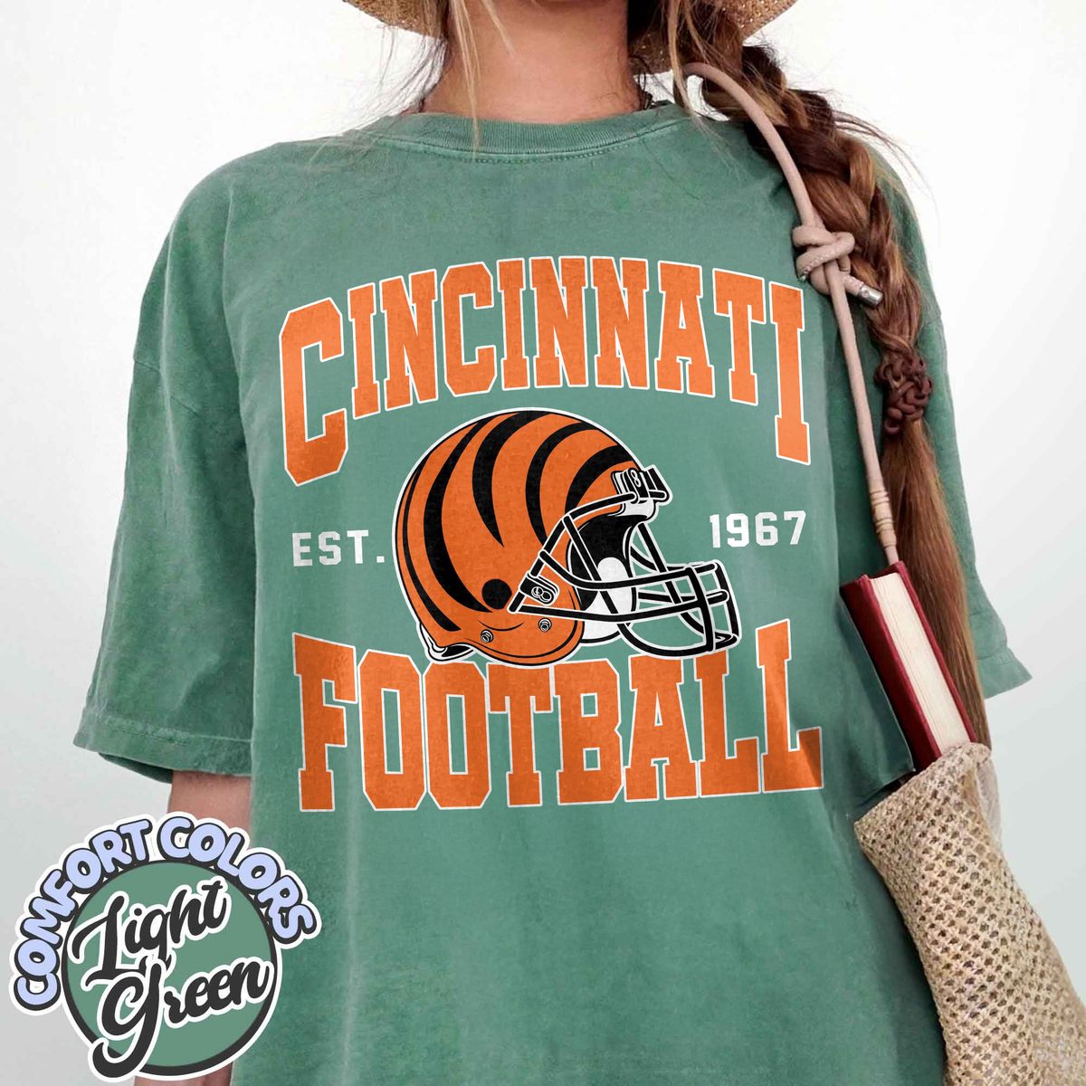 Unisex Cincinnati football vintage t-shirt for men and women