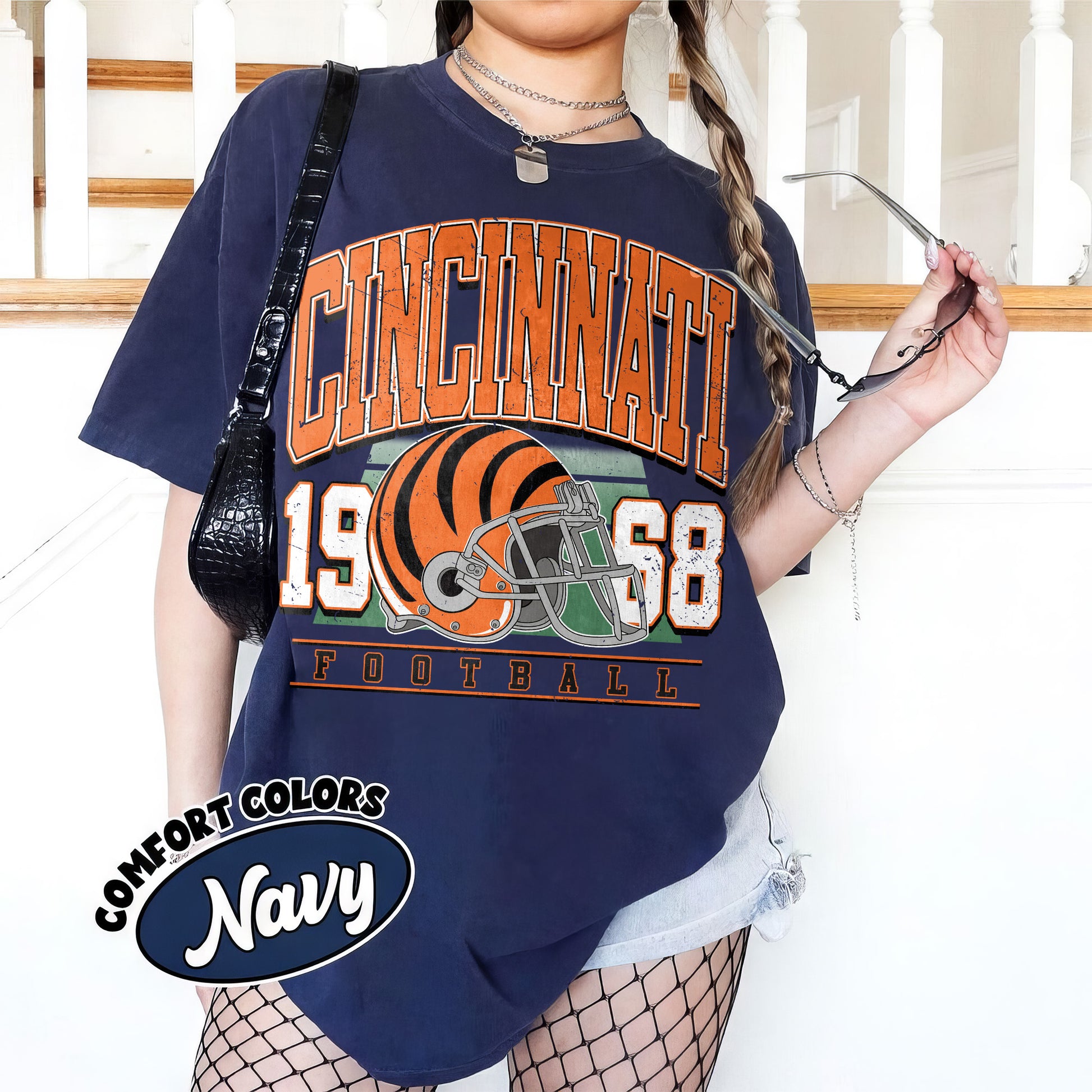 Unisex Cincinnati football vintage t-shirt for men and women