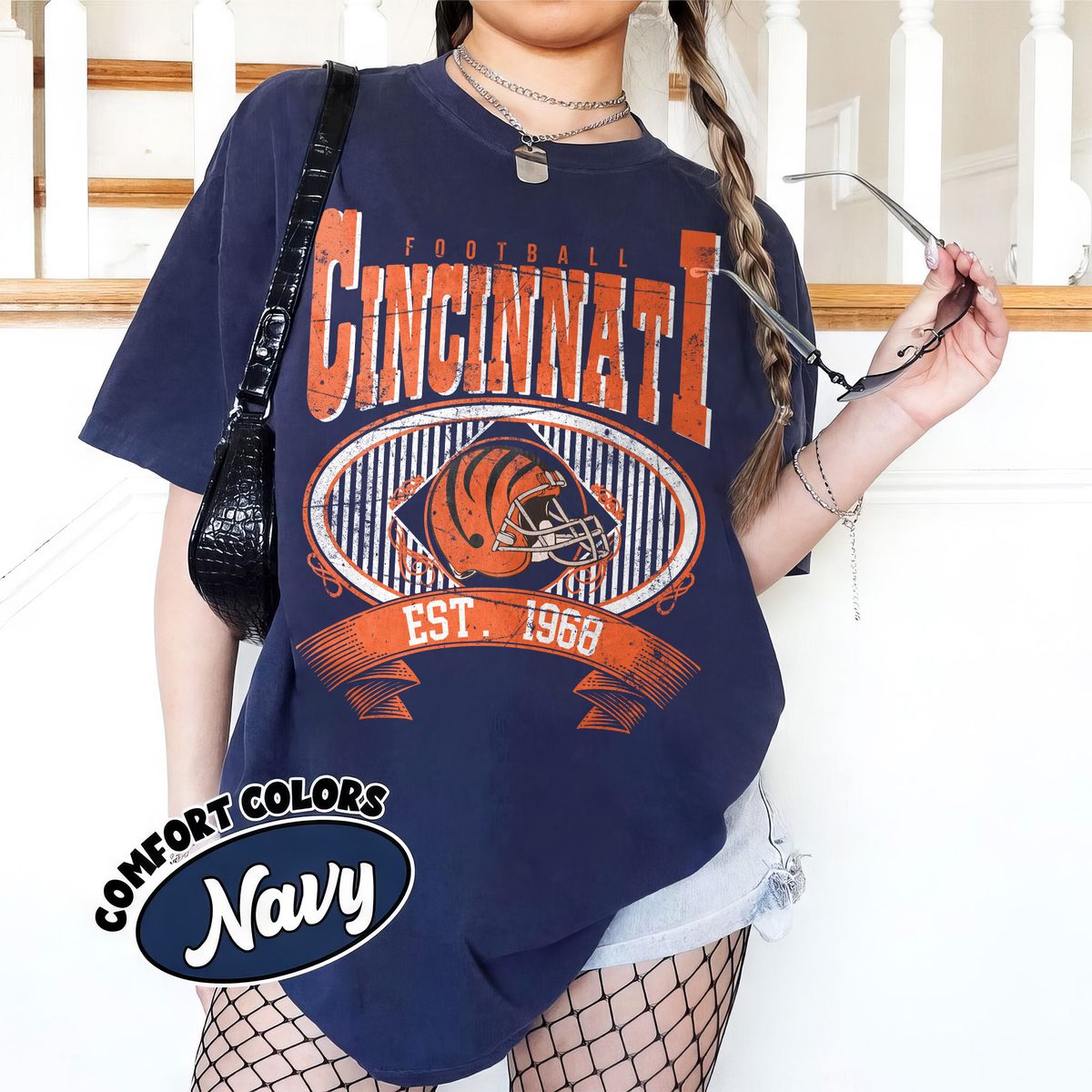 Unisex Cincinnati football vintage t-shirt for men and women