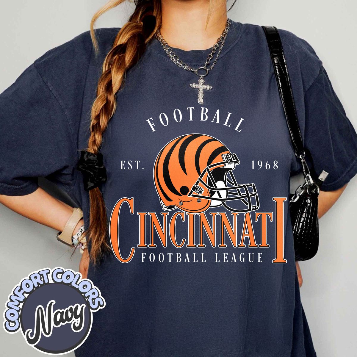 Unisex Cincinnati football vintage t-shirt for men and women