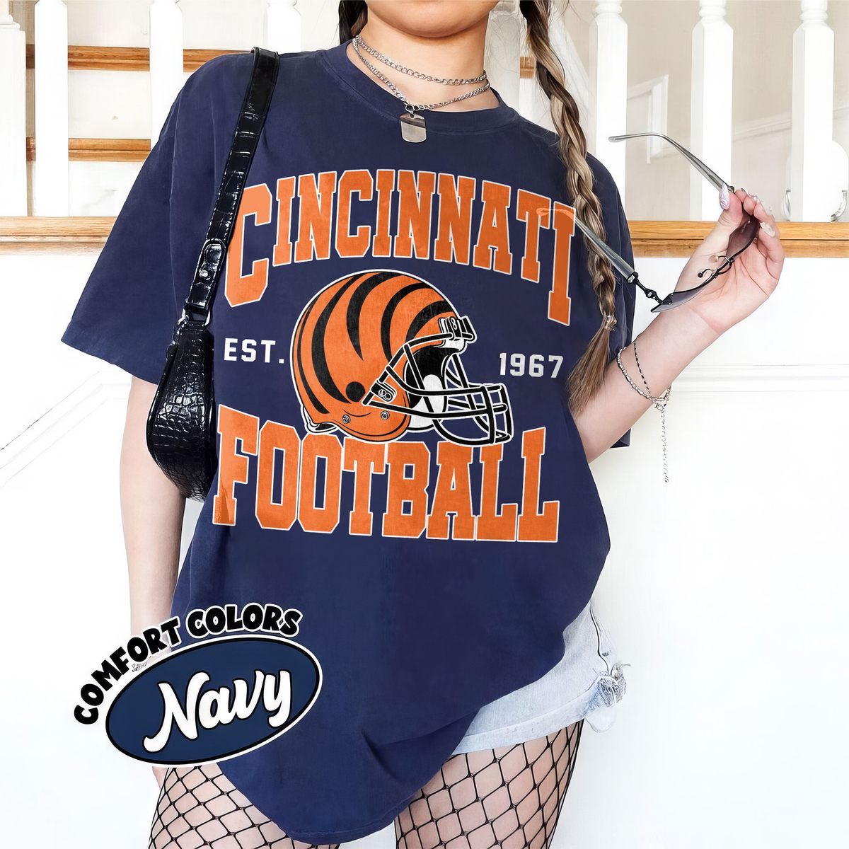 Unisex Cincinnati football vintage t-shirt for men and women