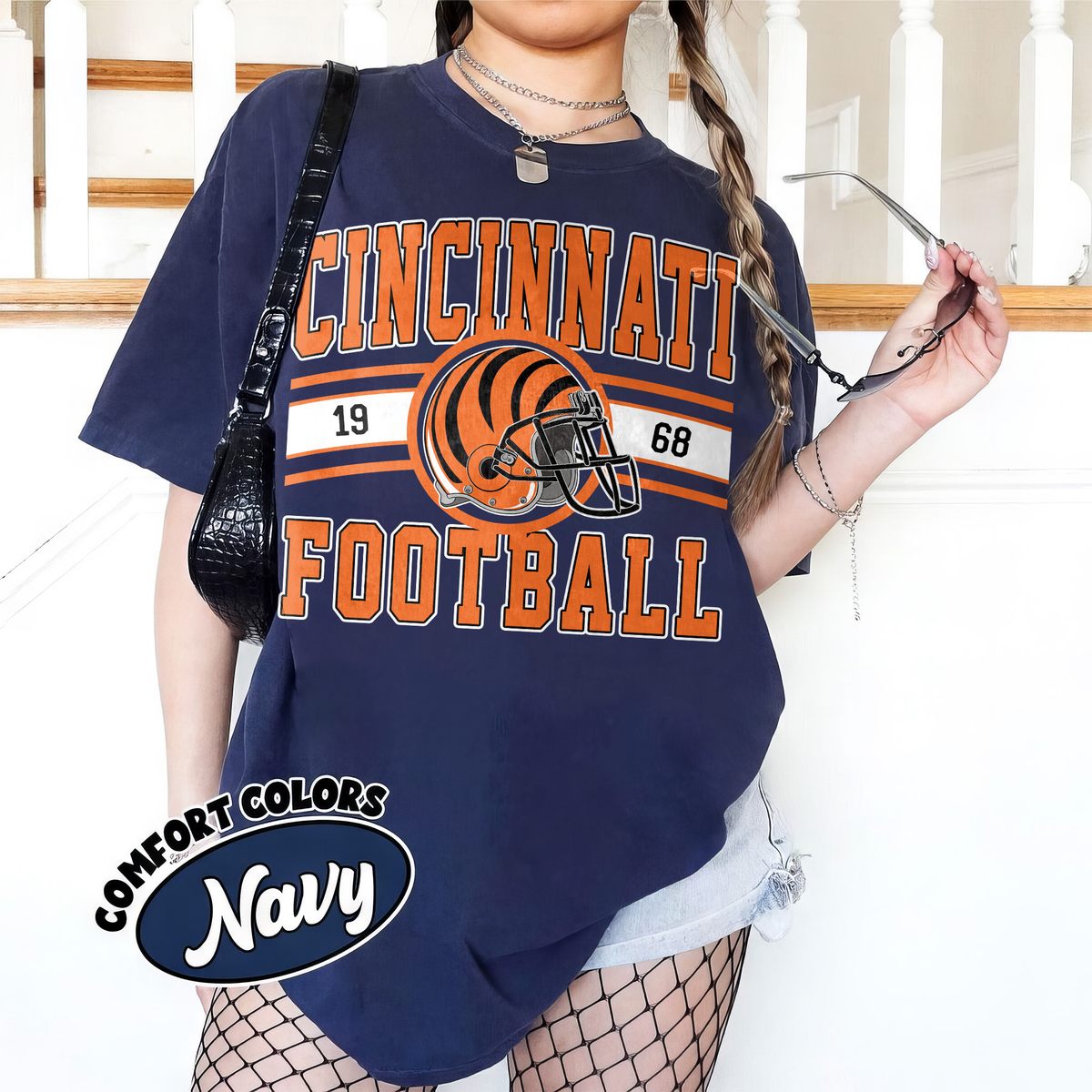 Unisex Cincinnati football vintage t-shirt for men and women
