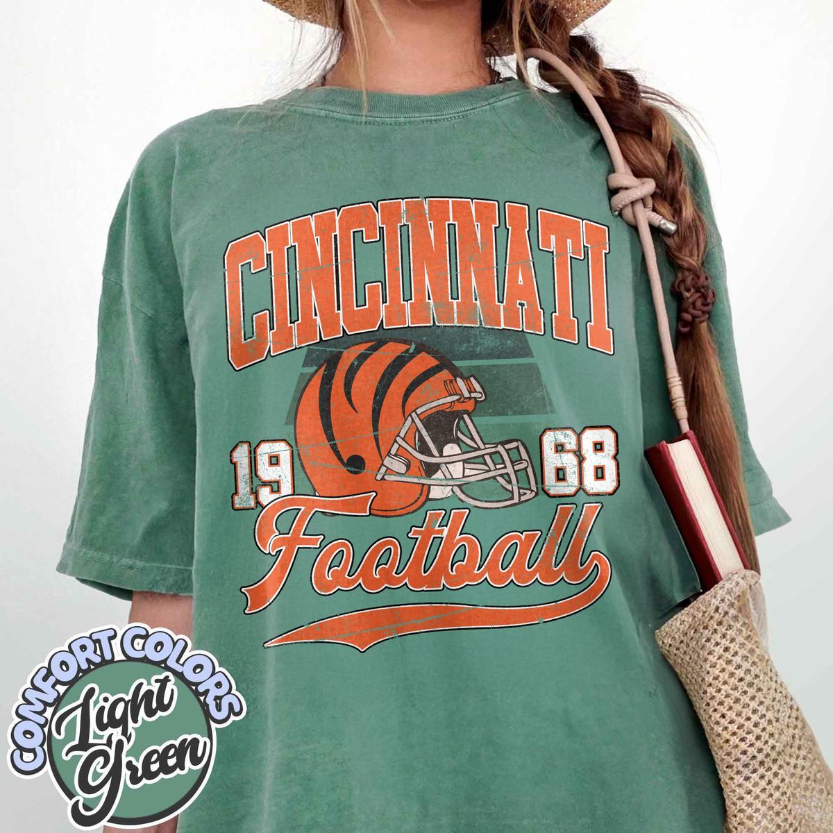 Unisex Cincinnati football vintage t-shirt for men and women