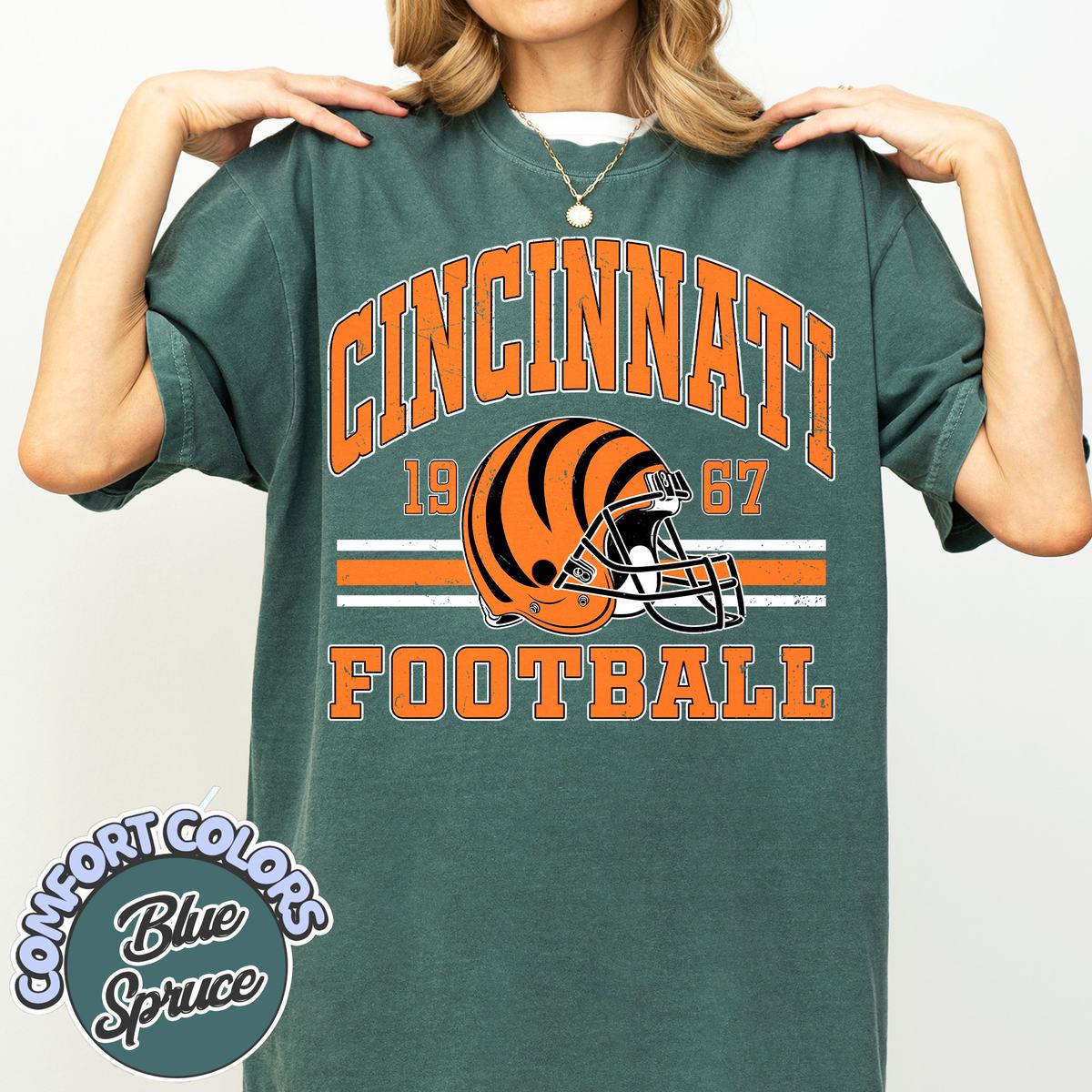 Unisex Cincinnati football vintage t-shirt for men and women