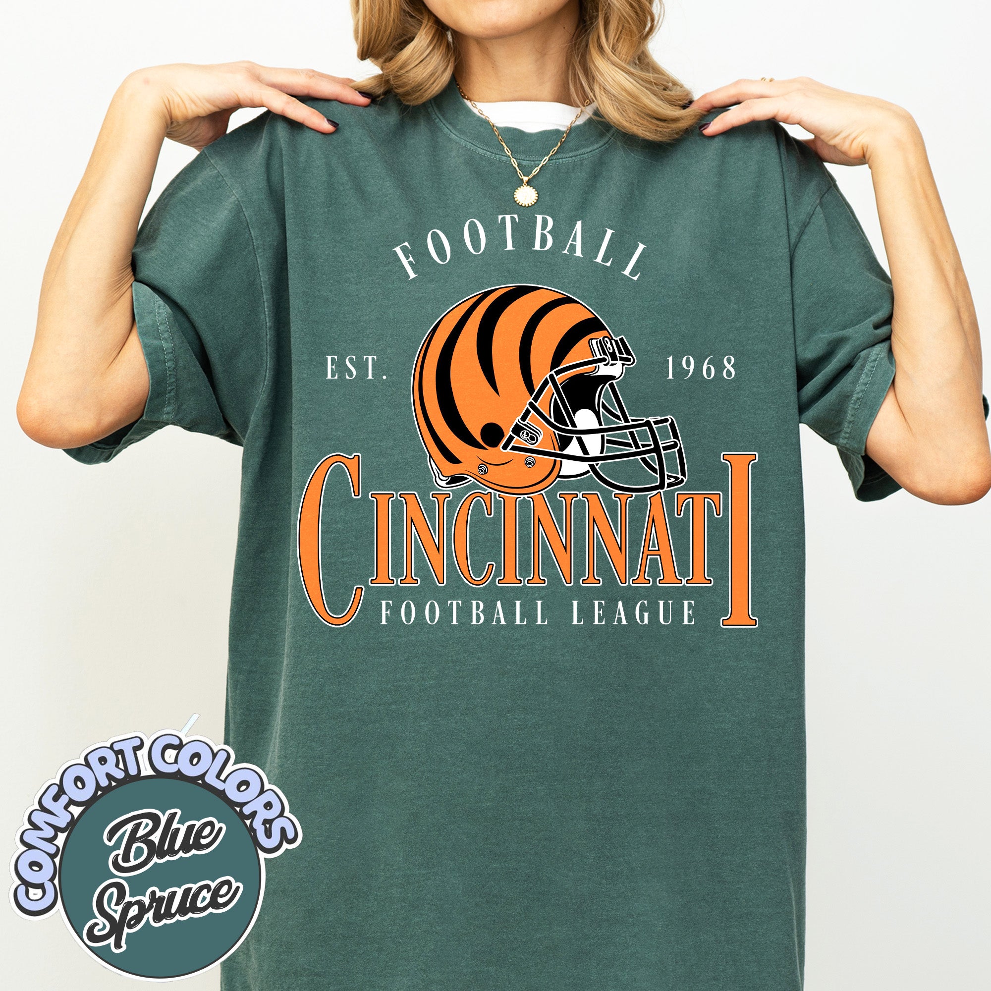 Unisex Cincinnati football vintage t-shirt for men and women