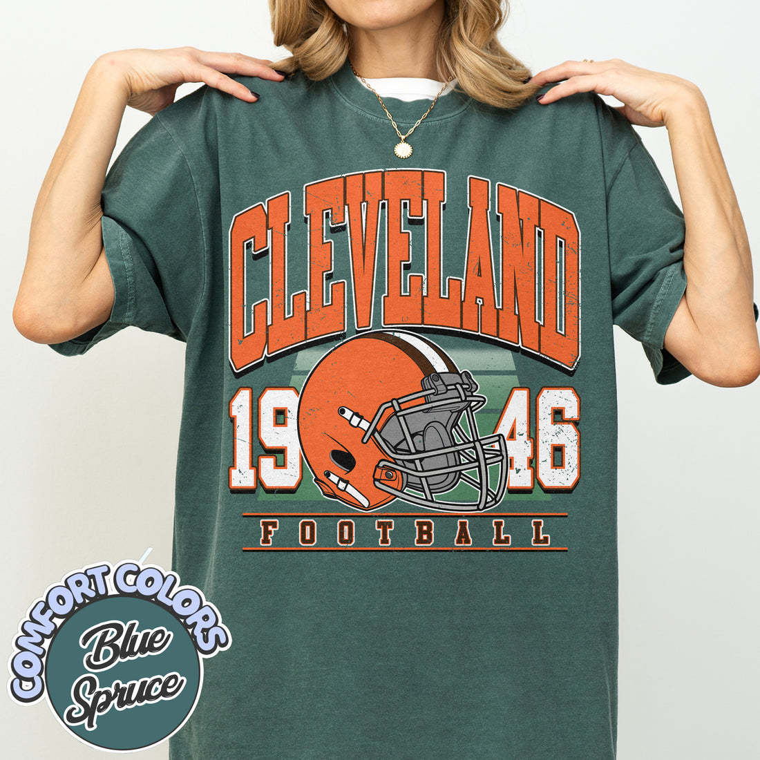 Unisex Cleveland football vintage t-shirt for men and women