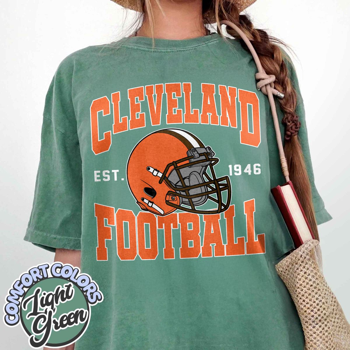 Unisex Cleveland football vintage t-shirt for men and women