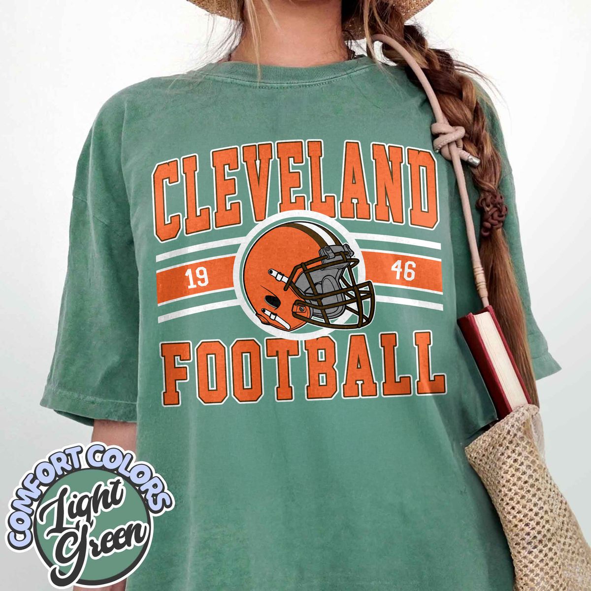 Unisex Cleveland football vintage t-shirt for men and women