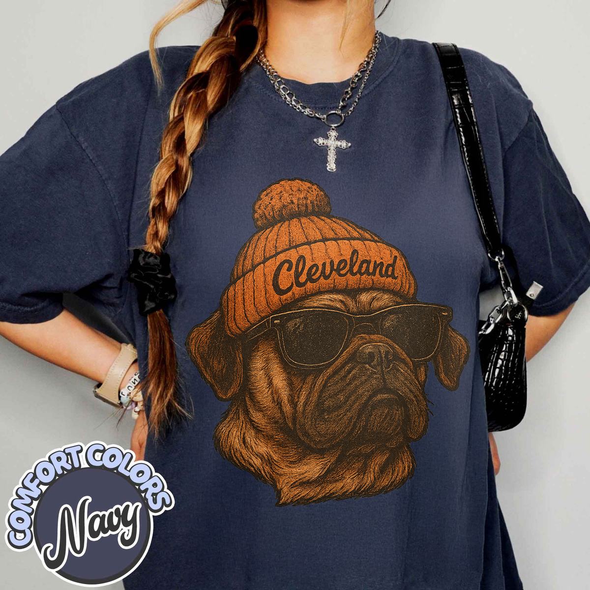 Unisex Cleveland football vintage t-shirt for men and women