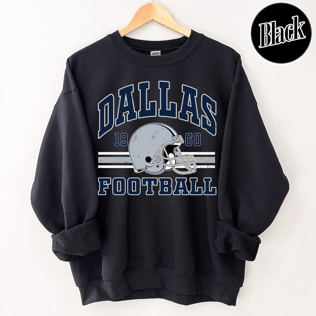 Unisex Dallas football vintage crewneck sweatshirt for men and women
