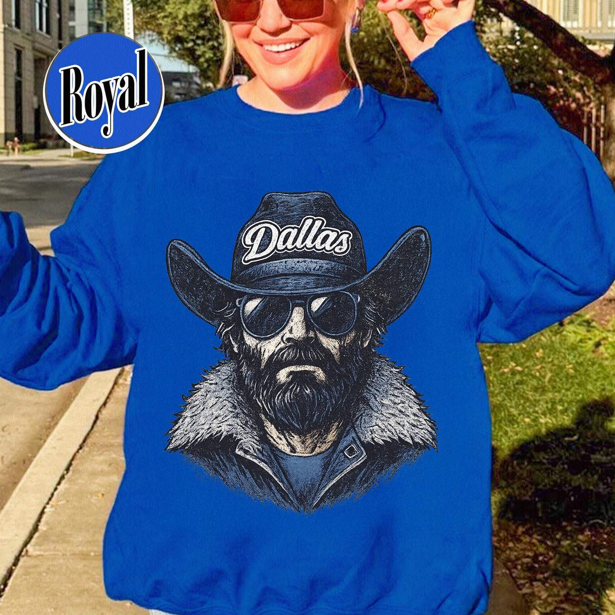 Unisex Dallas football vintage crewneck sweatshirt for men and women