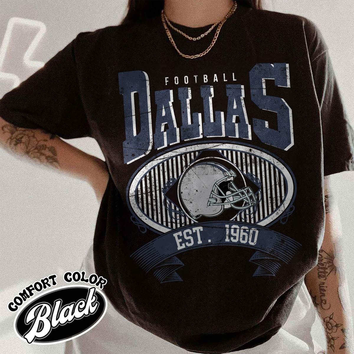 Unisex Dallas football vintage t-shirt for men and women