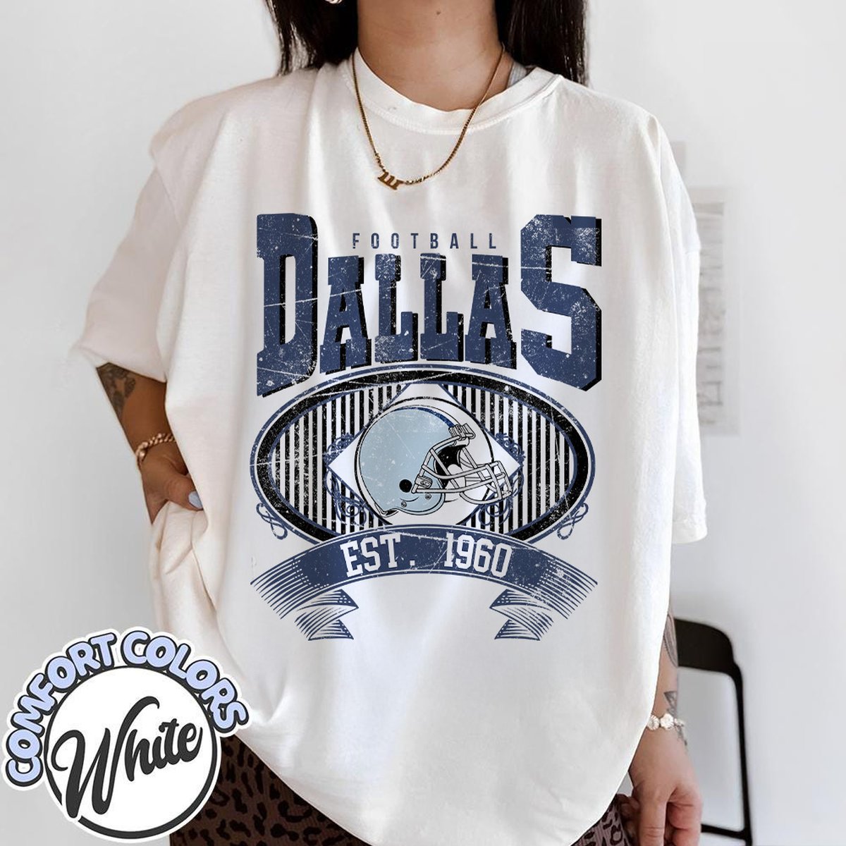 Unisex Dallas football vintage t-shirt for men and women