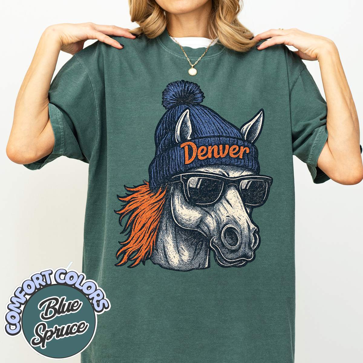 Unisex Denver football vintage t-shirt for men and women