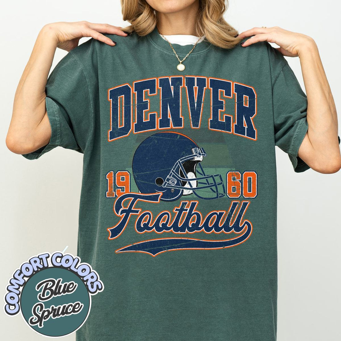 Unisex Denver football vintage t-shirt for men and women